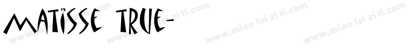 matisse true字体转换